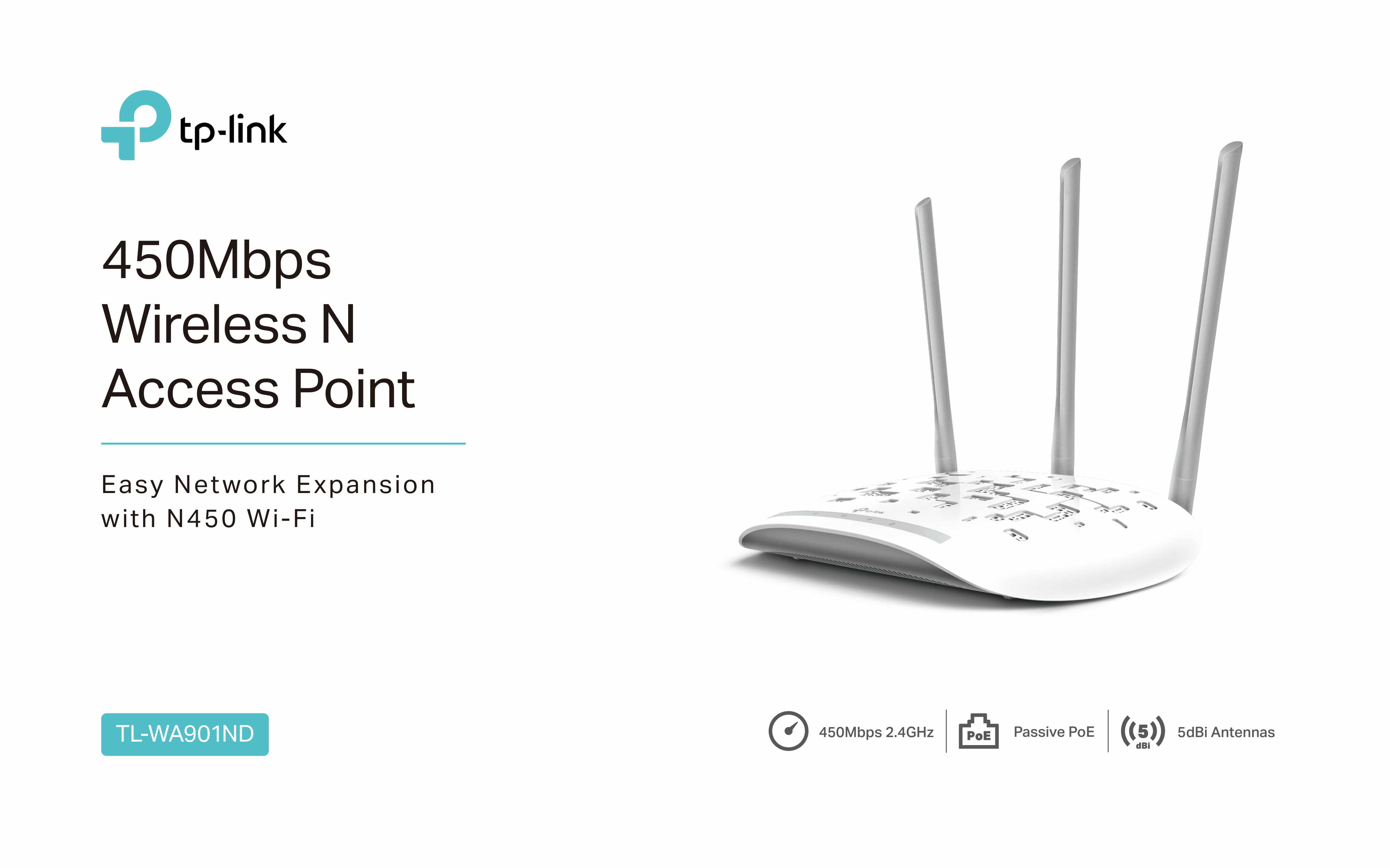 Tp Link Tl Wa901nd 450mbps Wireless N Access Point Ver 50 5798
